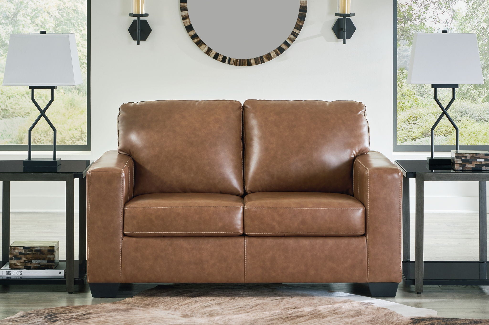 Bolsena - Living Room Set, alternate view 9 with faux leather