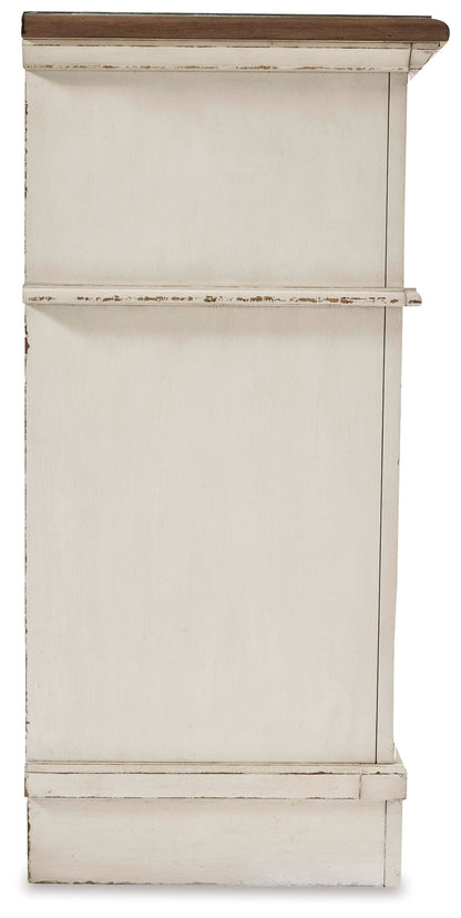 Realyn - Dresser, alternate view 8 with wood construction