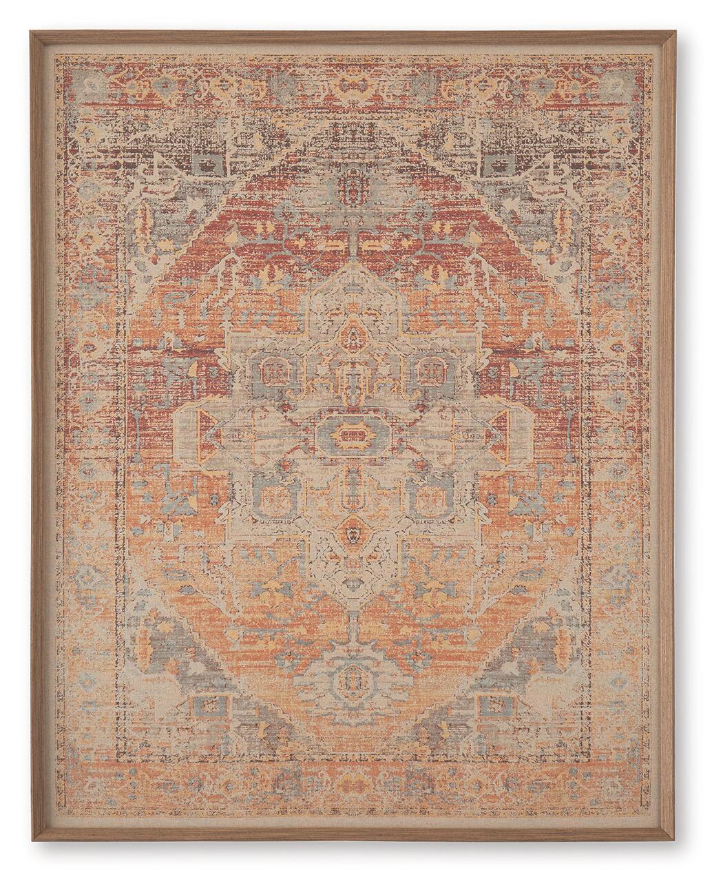 Kerrickson Wall Art Red / Orange / Blue