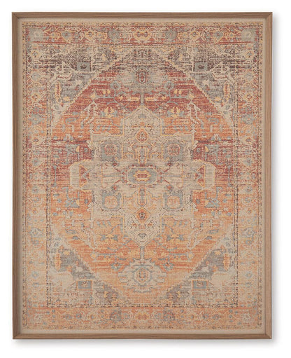 Kerrickson Wall Art Red / Orange / Blue