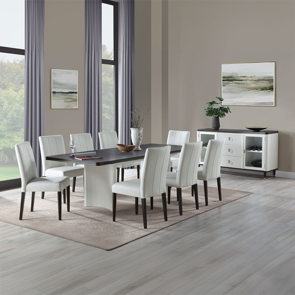 Carena - Side Chair (Set of 2) - White & Brown