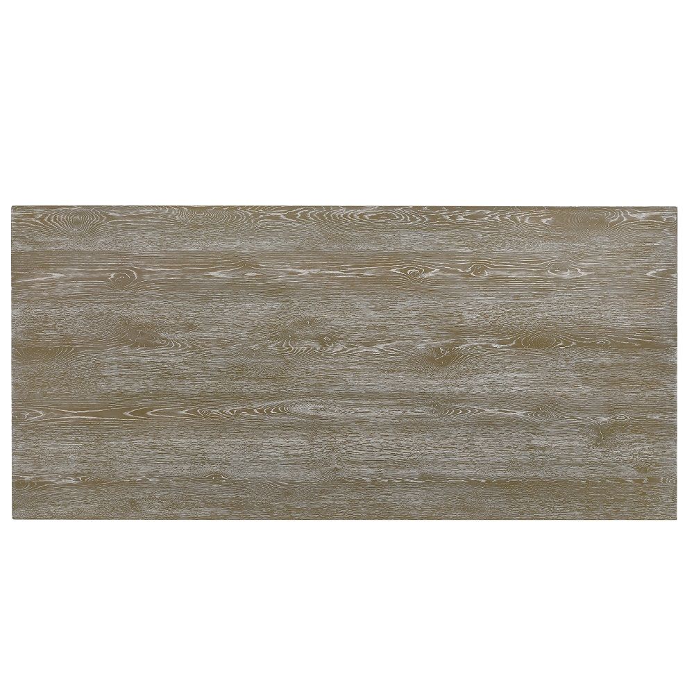 Gabrian - 31" Dining Table - Reclaimed Gray, alternate view 2 with wood construction