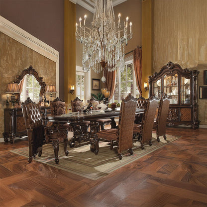 Versailles - Side Chair (Set of 2), alternate view 3 with leather upholstery