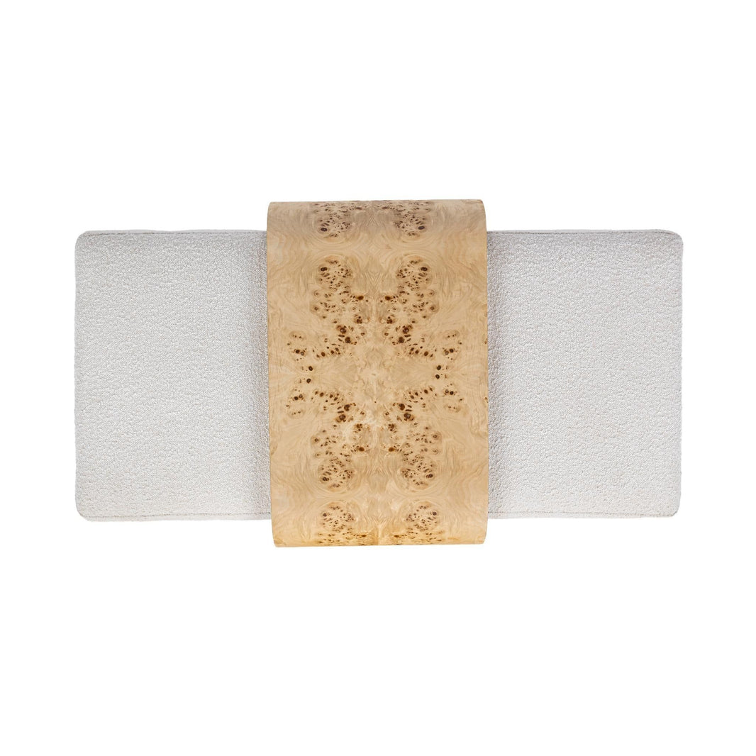 Kenan - Rectangle Ottoman Coffee Table - Creamy Ivory