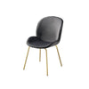 Chuchip - Side Chair, alternate view 2 with velvet upholstery