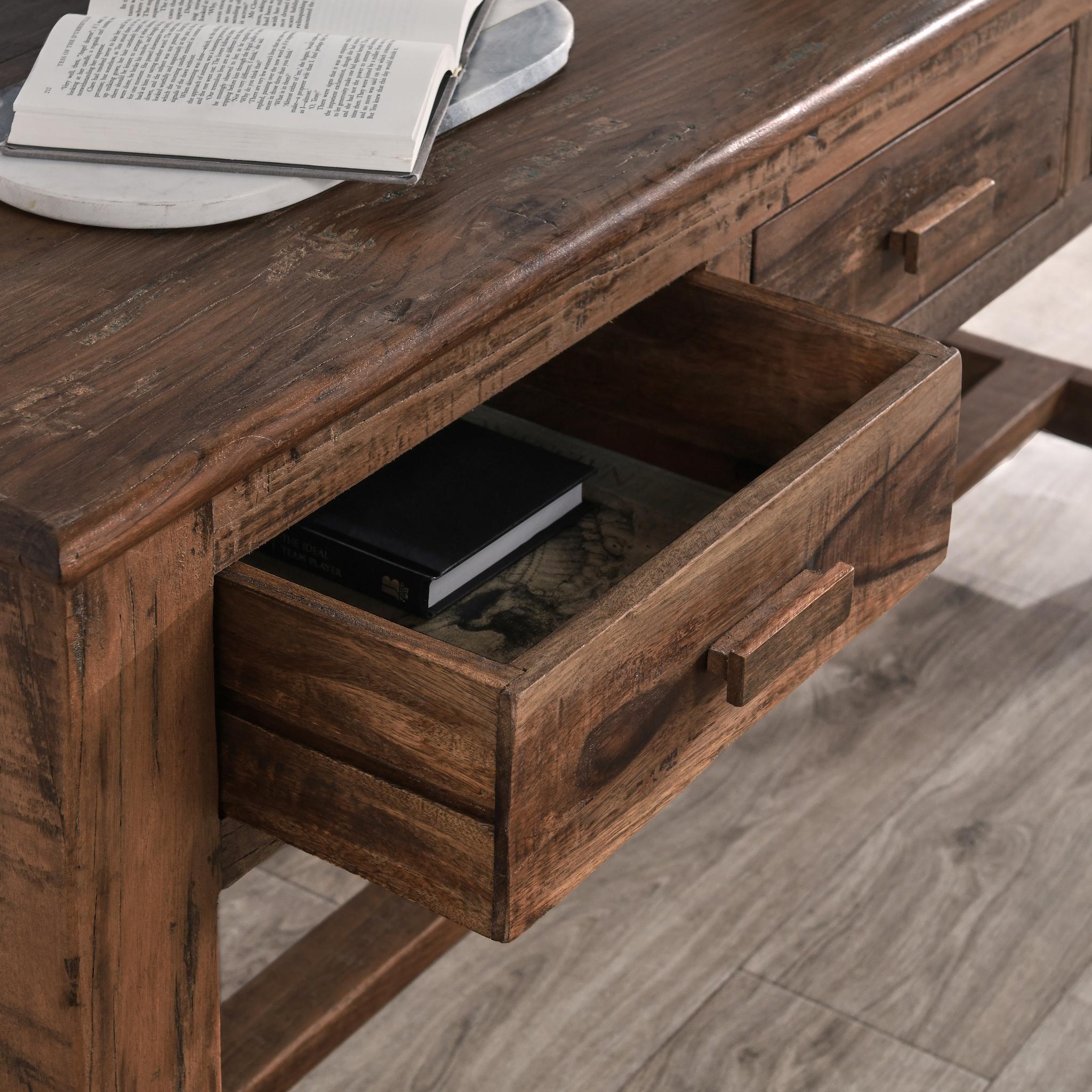 Ezra - Reclaimed Wood Console Table, alternate view 4