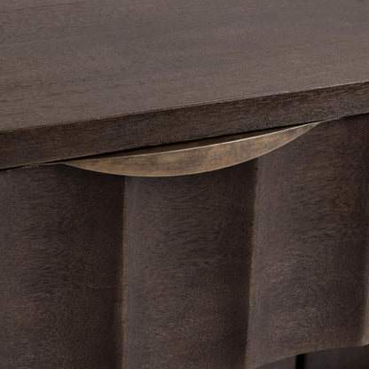 Baylee - 1 Drawer Nightstand - Cocoa Brown