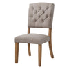 Bernard - Side Chair, product view with linen fabric