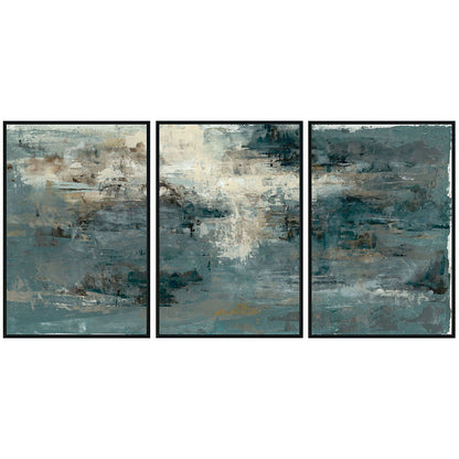 Bravo - 72" x 36" Painting By Buddy Whitlock (Set of 3) - Black, product view