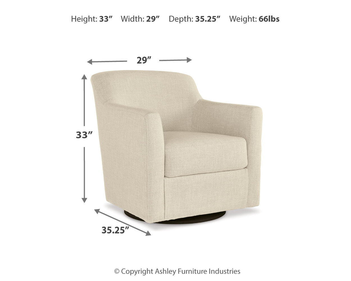 Bradney - Swivel Accent Chair, alternate view 8