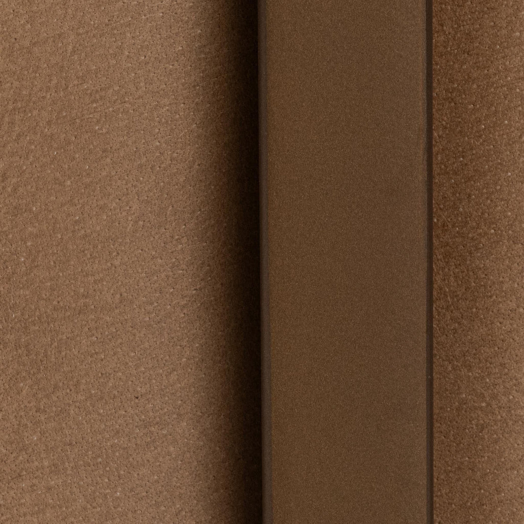 Ken - Accent Chair - Tan, alternate view 2 with top-grain leather
