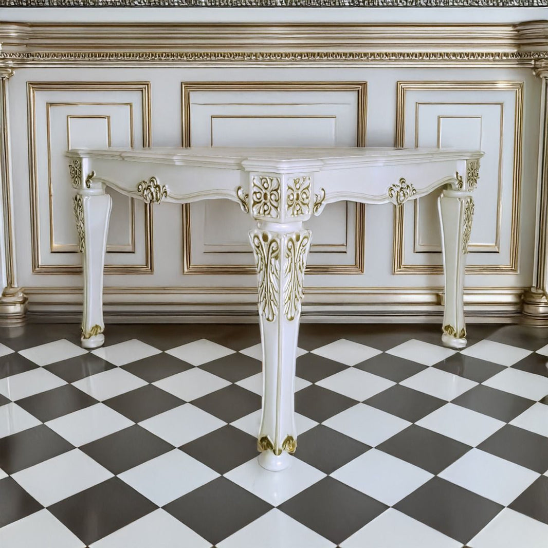 Vendome - Counter Height Table, alternate view 2 with wood construction