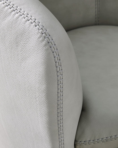 Kierreys - Swivel Chair, alternate view 7 with leather upholstery