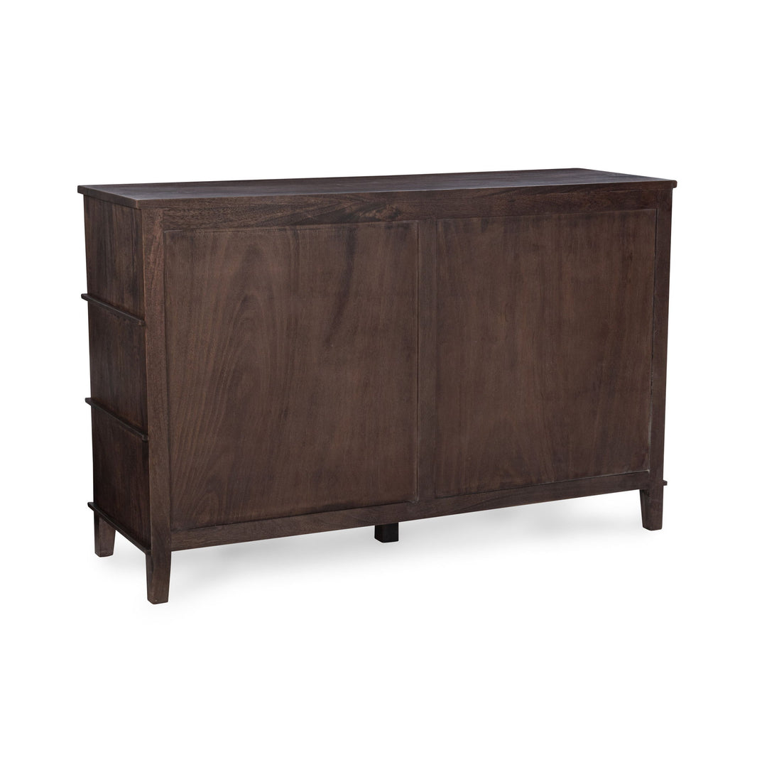 Westlake - 6 Drawers Dresser - Kona Brown, alternate view 2 with wood construction
