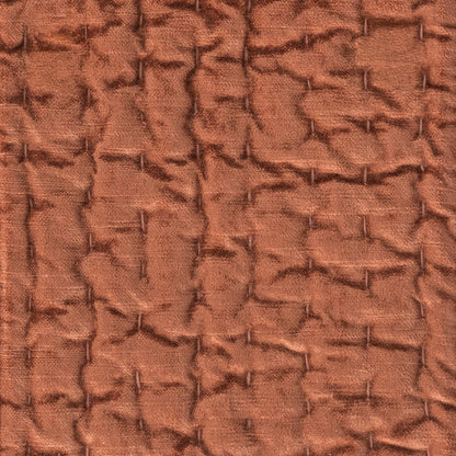 Bari - Velvet Quilt - Terra Cotta