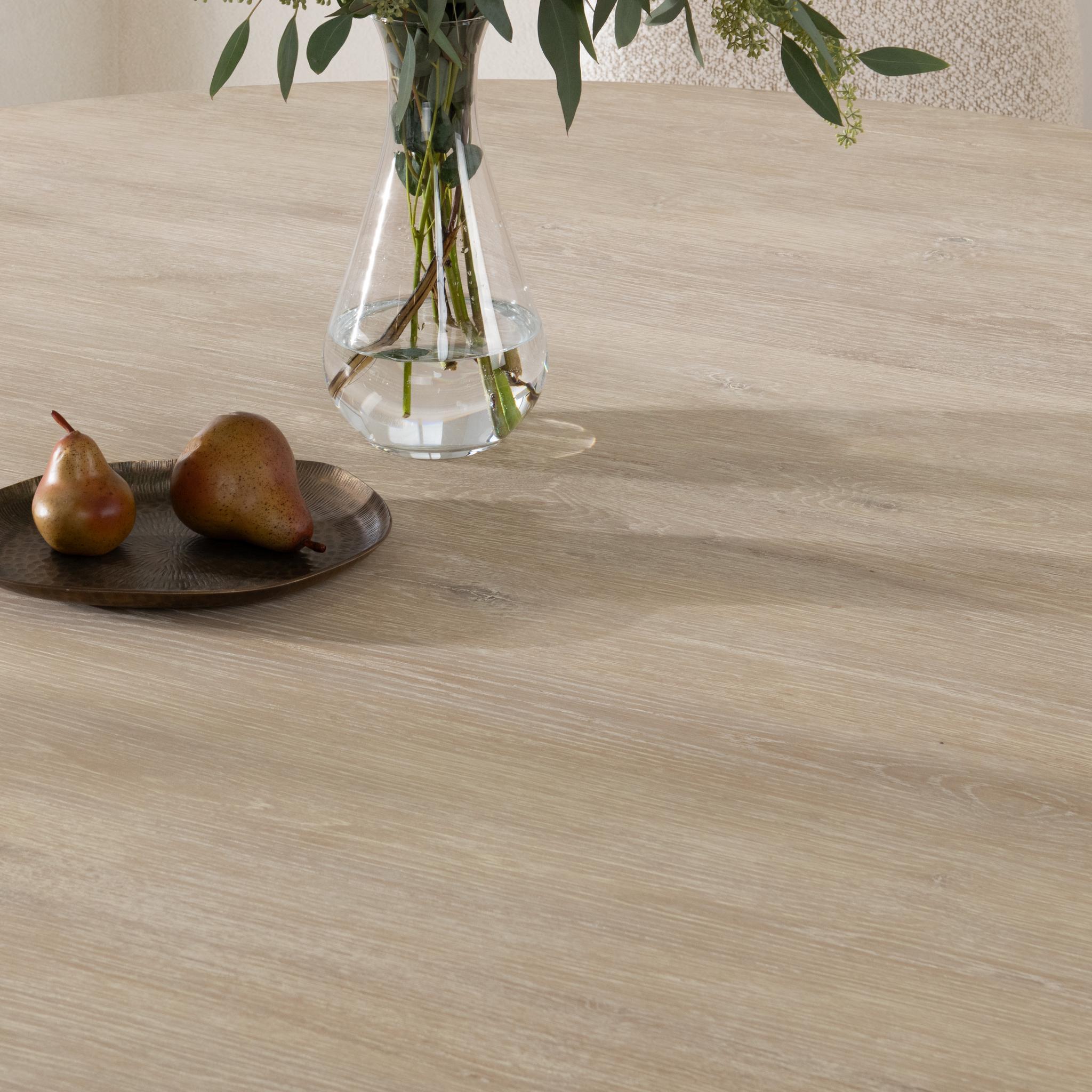 Tiber - Round Dining Table, alternate view 8 with solid wood