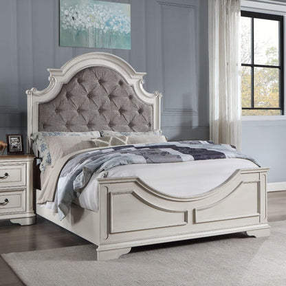 Florian - Bed, alternate view 3 with leather upholstery