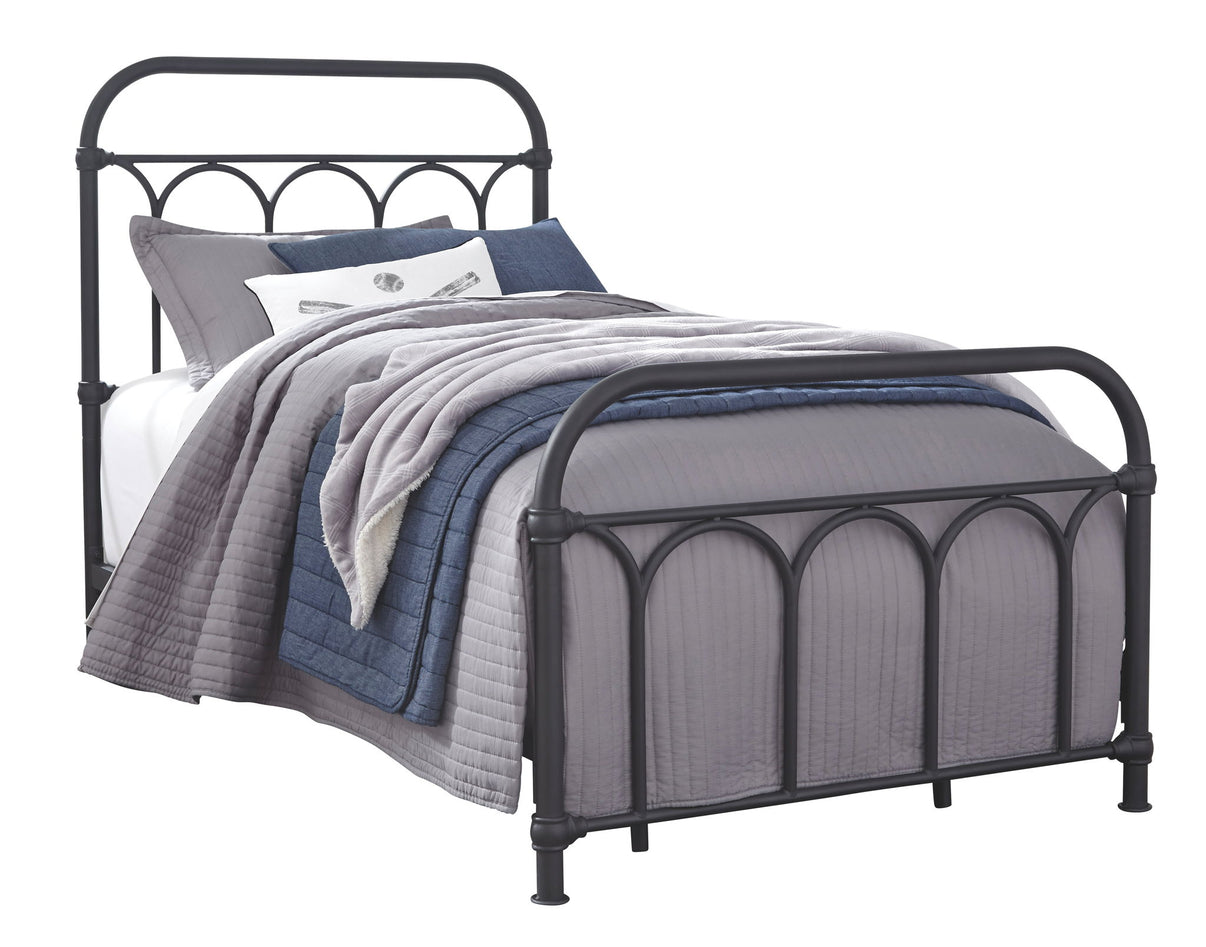 Nashburg - Arch Bed, alternate view 2 with metal