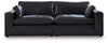 Emilia - Sectional, alternate view 3 with faux leather