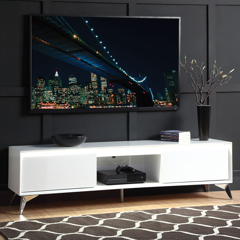 Raceloma - TV stand, alternate view 4 with metal