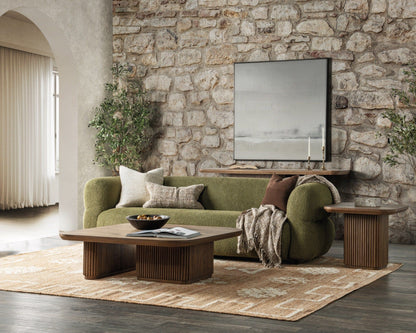 Vander - Solid Wood Square Coffee Table, alternate view 3