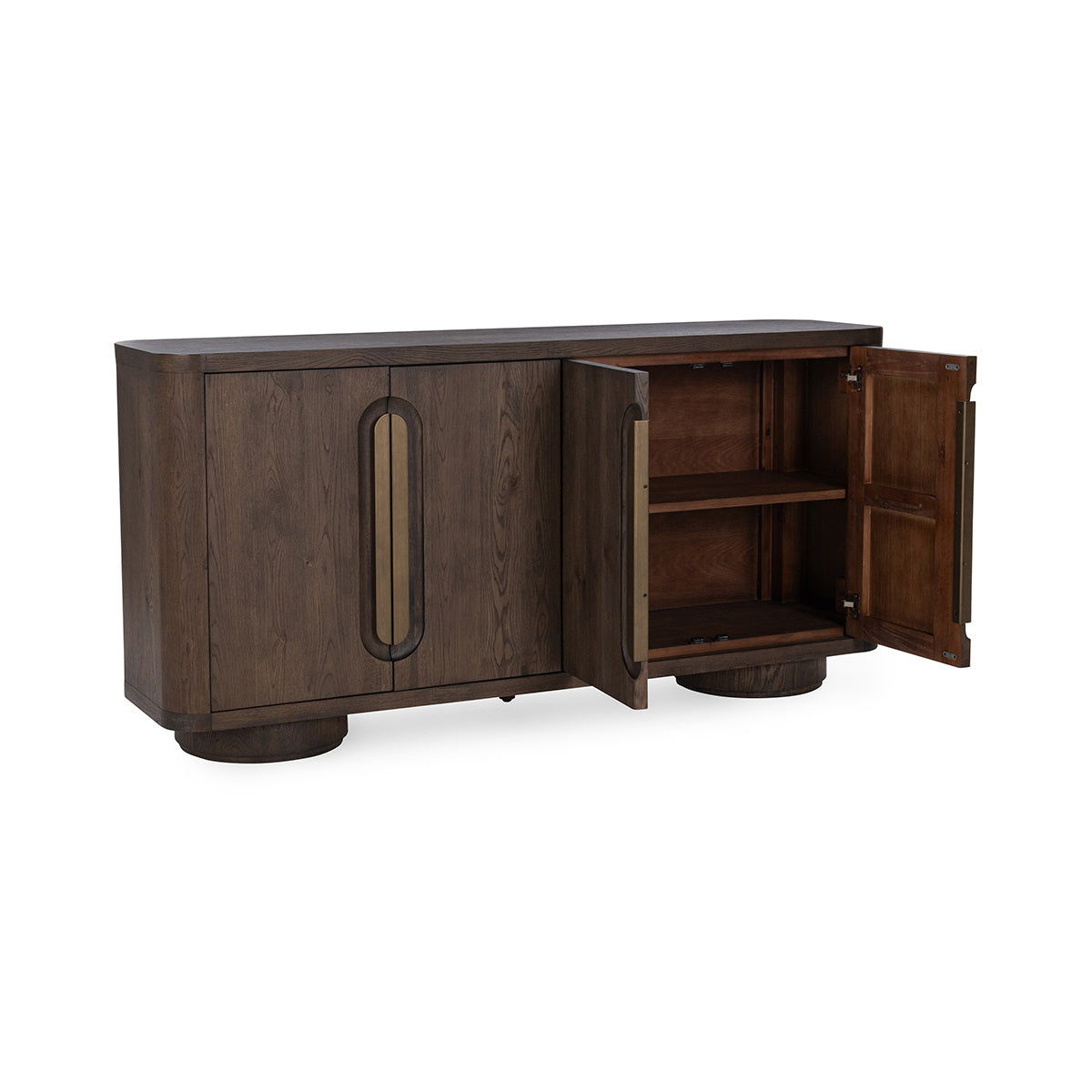 Tiber - 4 Door Buffet, alternate view 5 with wood construction
