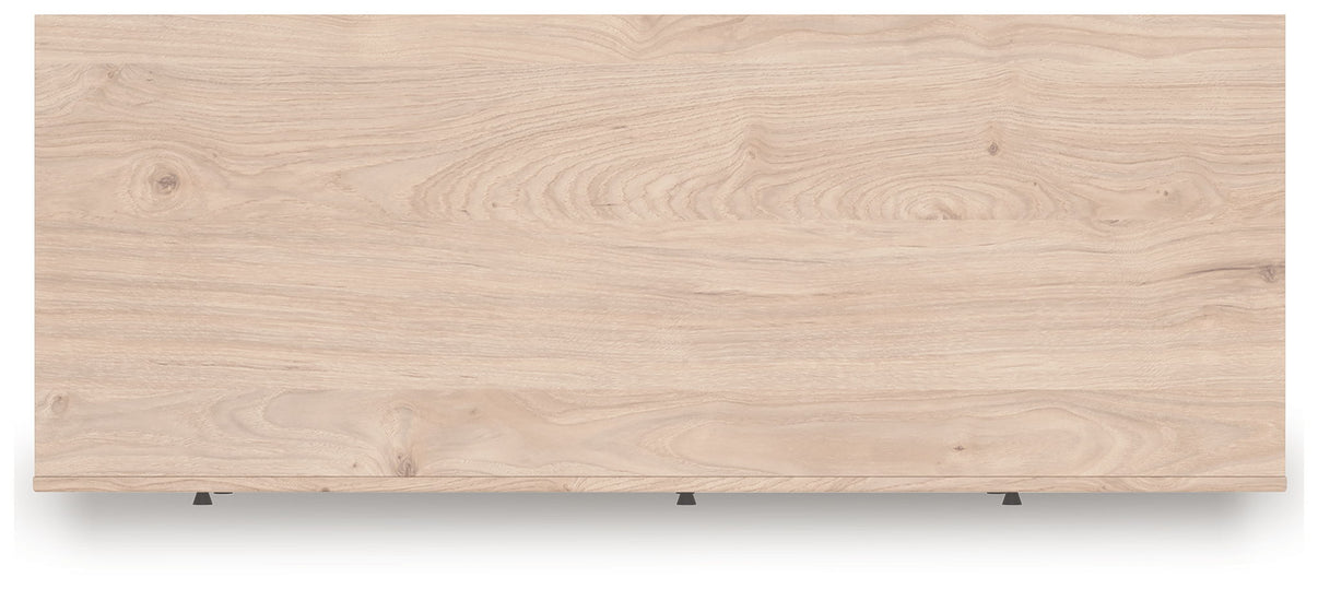 Arloster - Six Drawer Dresser, alternate view 5 with wood construction