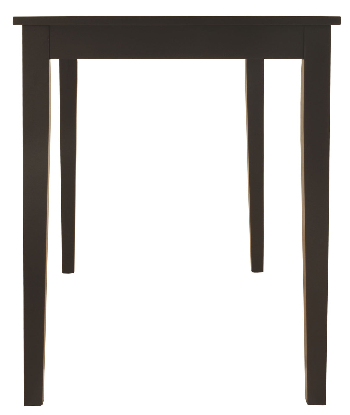 Kimonte - Rectangular Dining Room Table - Dark Brown, alternate view 2 with engineered wood