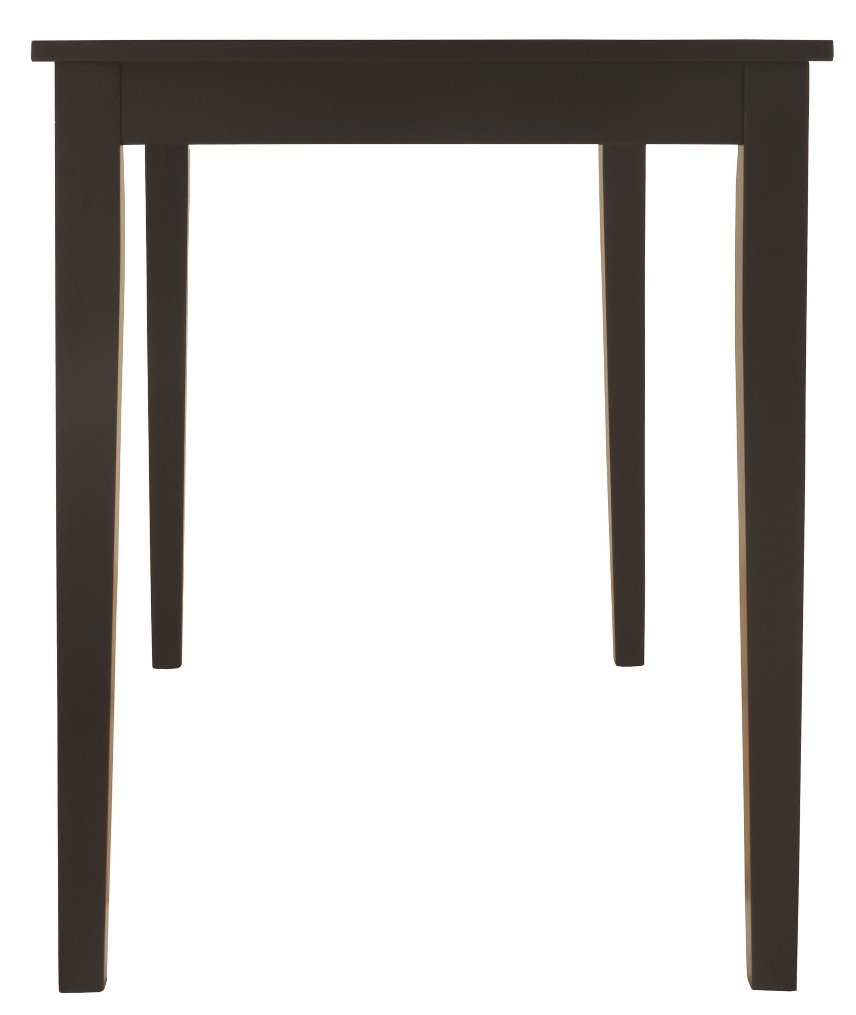 Kimonte - Rectangular Dining Room Table - Dark Brown, alternate view 2 with engineered wood