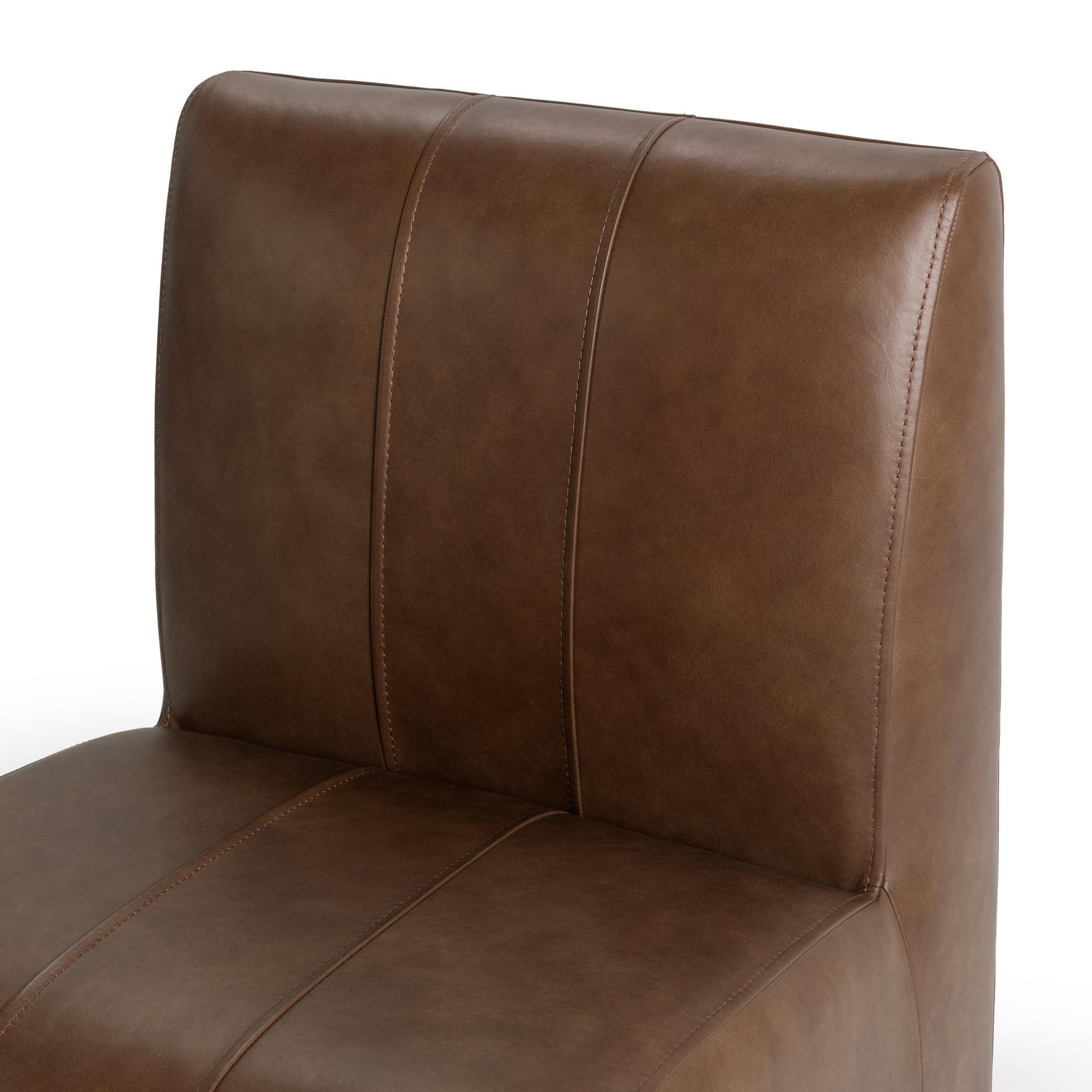 Carsen - Dining Chair, alternate view 5 with top-grain leather