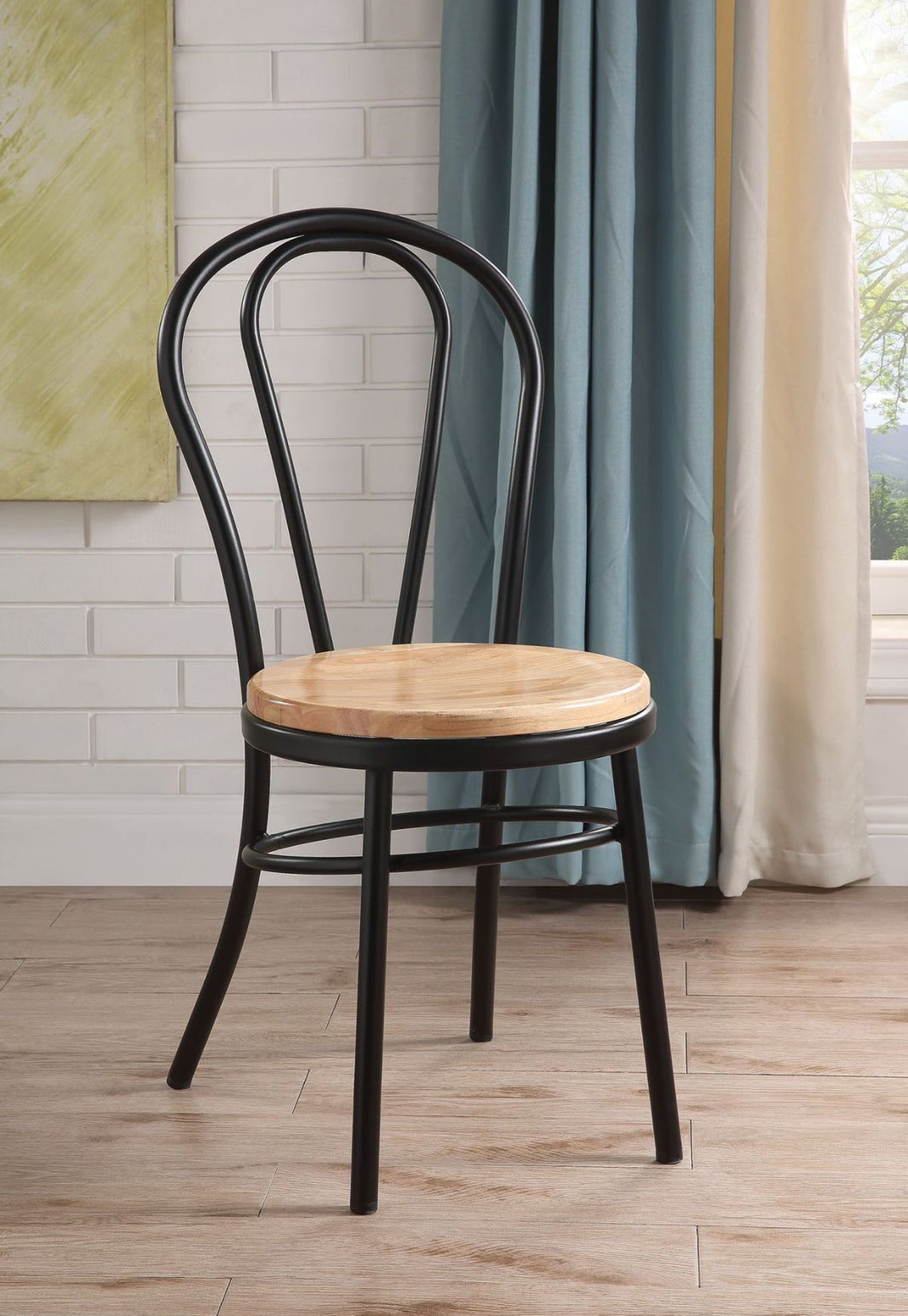 Jakia - Side Chair, product view with metal