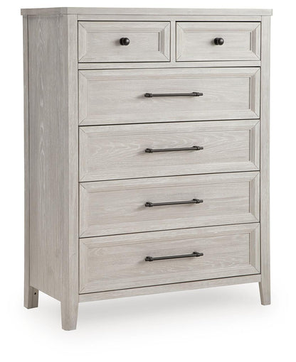 Darbonton Six Drawer Chest Dove White