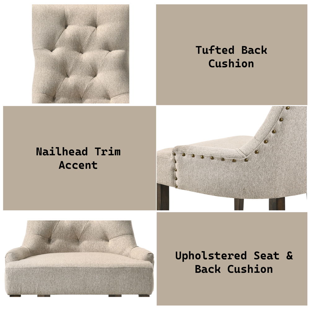Farren - Side Chair, alternate view 8 with velvet upholstery