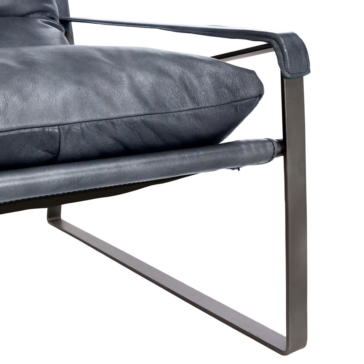 Morgan - Accent Chair, alternate view 4 with top-grain leather