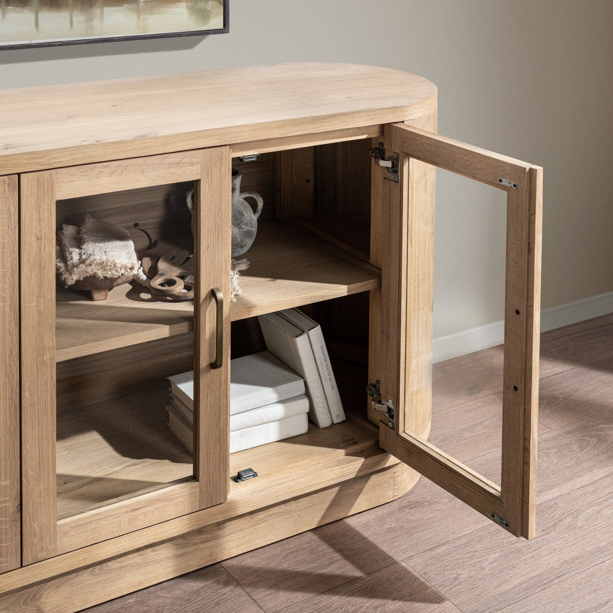 Vander - 4 Door Buffet, alternate view 6 with glass