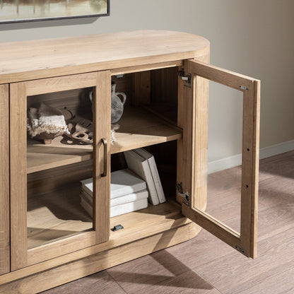 Vander - 4 Door Buffet, alternate view 6 with glass