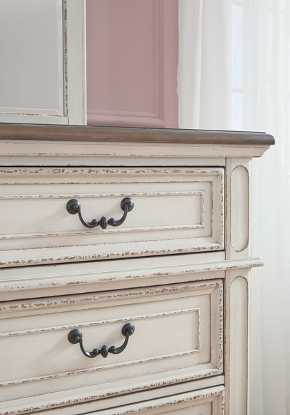 Realyn - Dresser, alternate view 9 with wood construction
