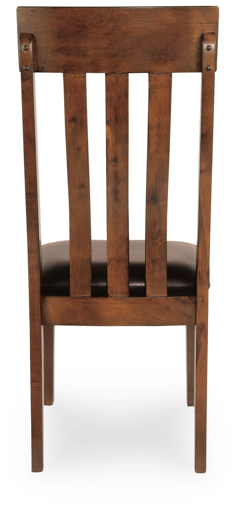 Ralene - Dining UPH Side Chair (Set of 2) - Medium Brown, alternate view 2 with faux leather