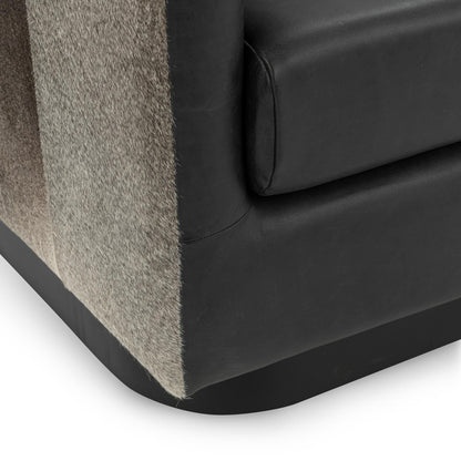 Lathe - Leather/Hide Accent Chair, alternate view 5