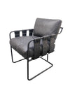 Strapling - Leather Dining Chair, alternate view 2 with top-grain leather