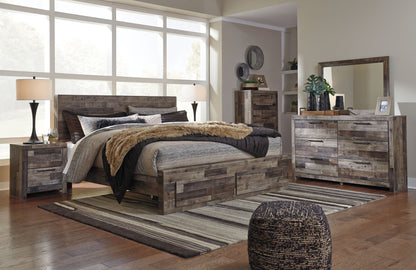Derekson - Panel Bed, alternate view 18 with wood construction