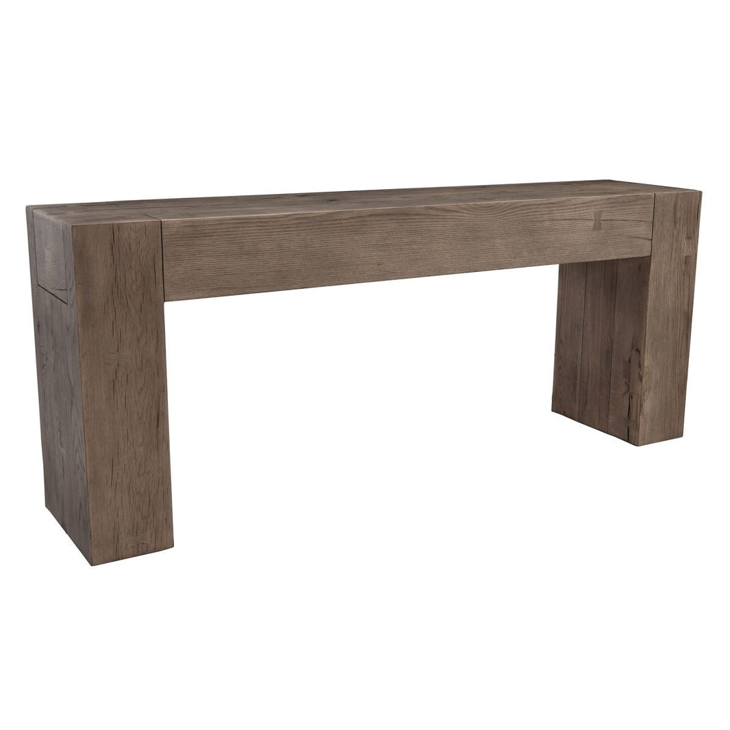 Bristol - Reclaimed Oak Table, alternate view 6 with wood construction