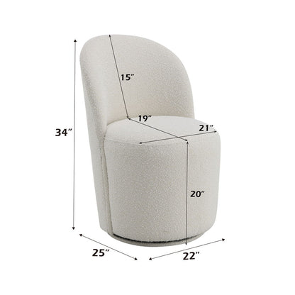 Hollis - Side Chair (Set of 2) - Beige Boucle