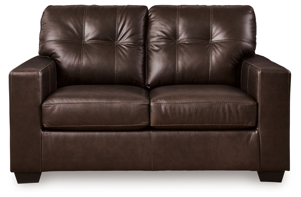 Santorine - Living Room Set, alternate view 11 with faux leather