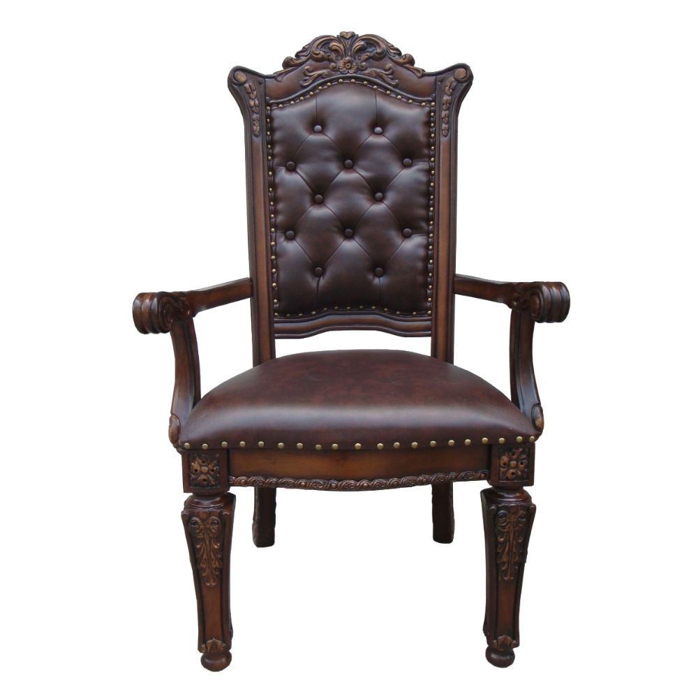 Vendome - Arm Chair, alternate view 5 with leather upholstery