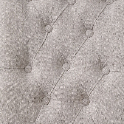 Yabeina - Side Chair (Set of 2) - Beige Linen & Gray