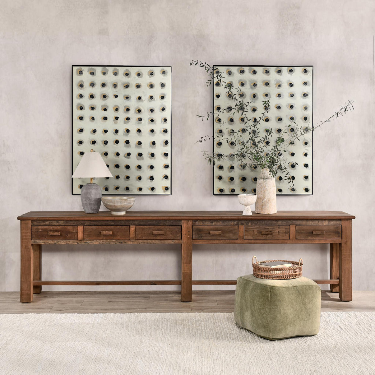 Ezra - Reclaimed Wood Console Table, alternate view 5