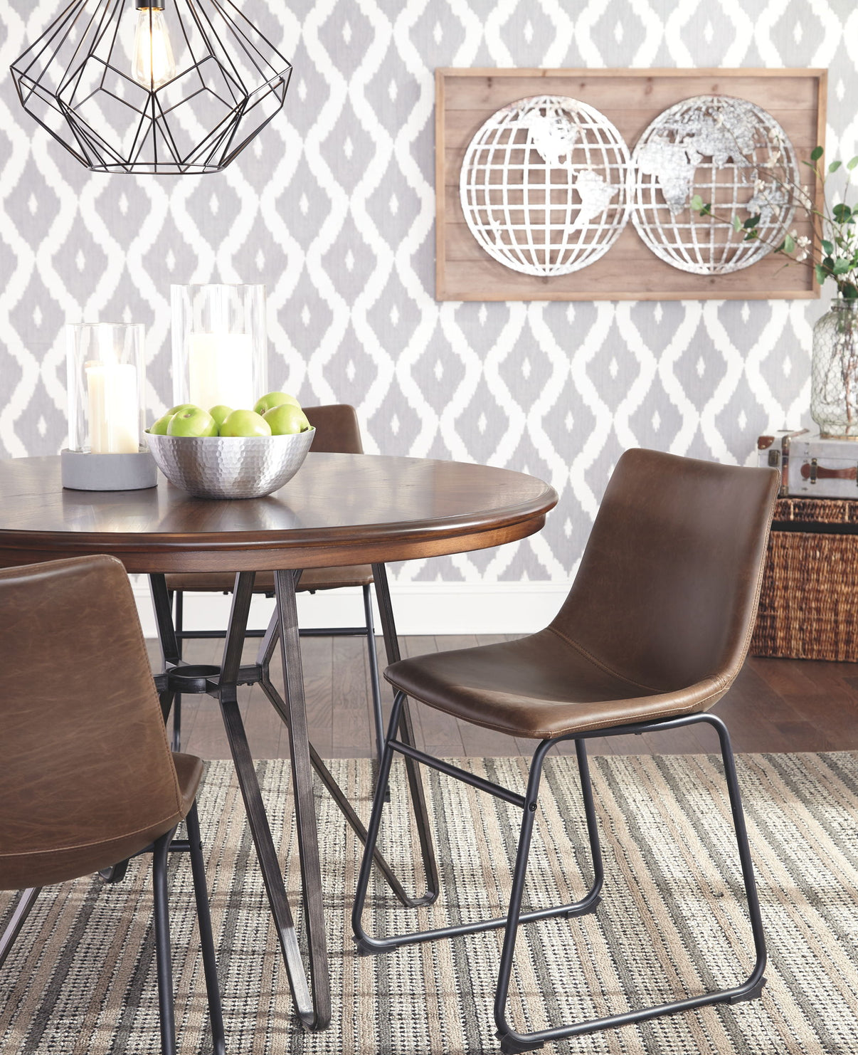 Centiar - Upholstered Side Chair, alternate view 9 with faux leather