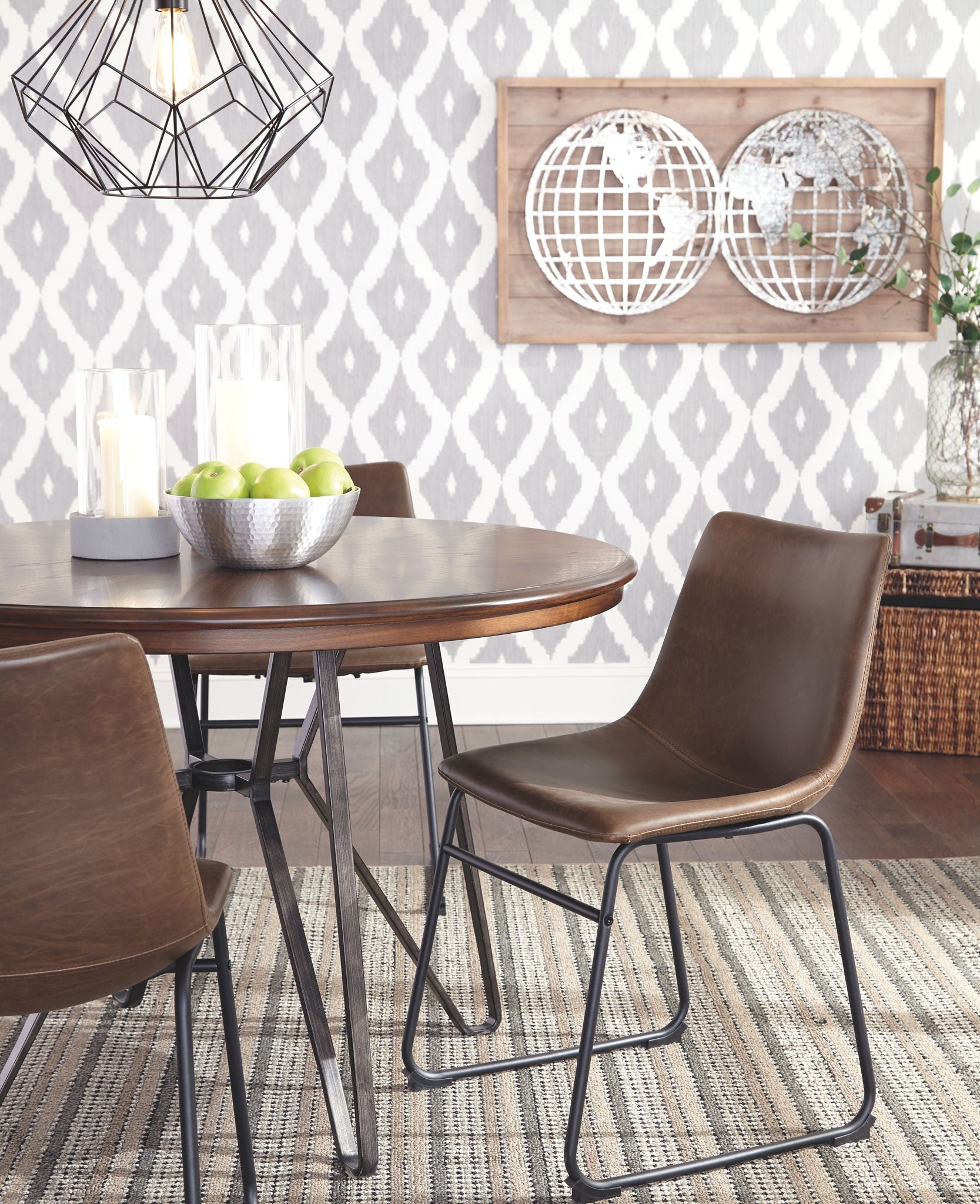 Centiar - Upholstered Side Chair, alternate view 9 with faux leather
