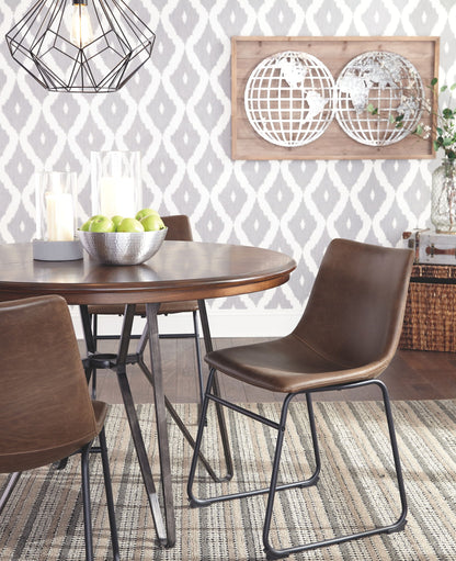 Centiar - Upholstered Side Chair, alternate view 9 with faux leather